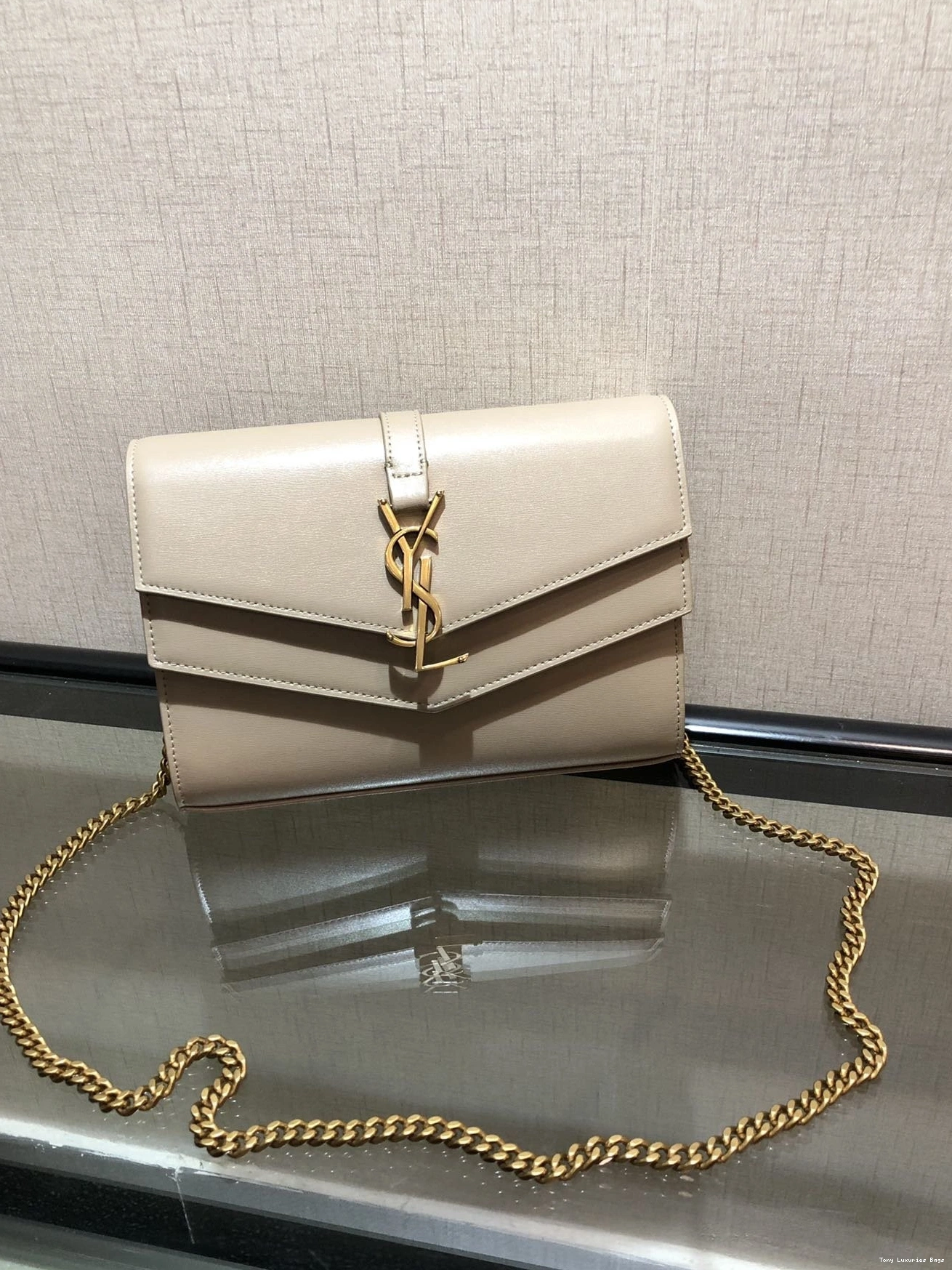 Tony Luxuries MEDIUM WALLET YSL CHAIN SULPICE 0805